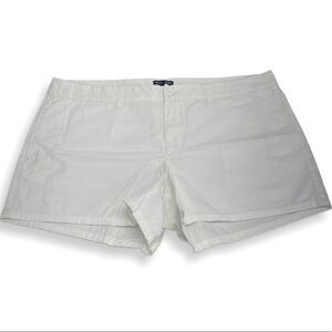 Gap Hadley White Twill Shorts size 16